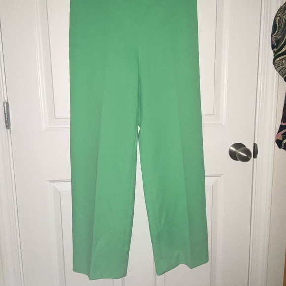 Vintage Green Wide Leg Pants - Picture 2 of 3